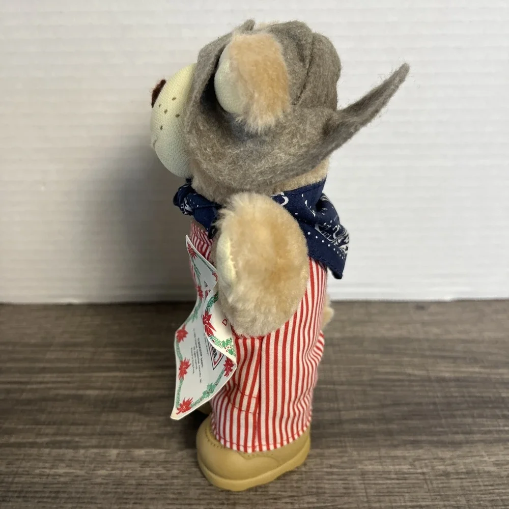 Vintage 1986 Furskins Bears Set Of 2 Dudley & Farrell Wendy's 7